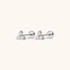 Mini Crystal Trinity Nap Earrings sold by Maison Miru