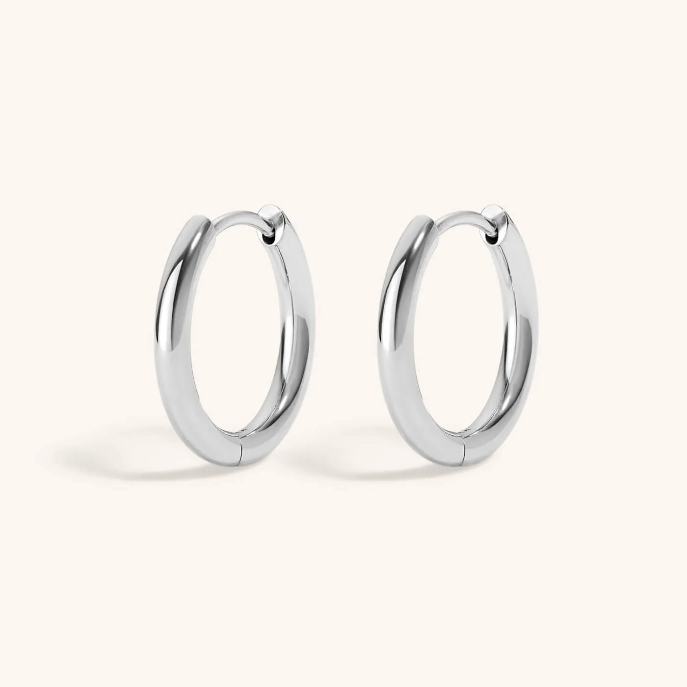 Classic Hoops in Titanium sold by Maison Miru product image thumbnail 5