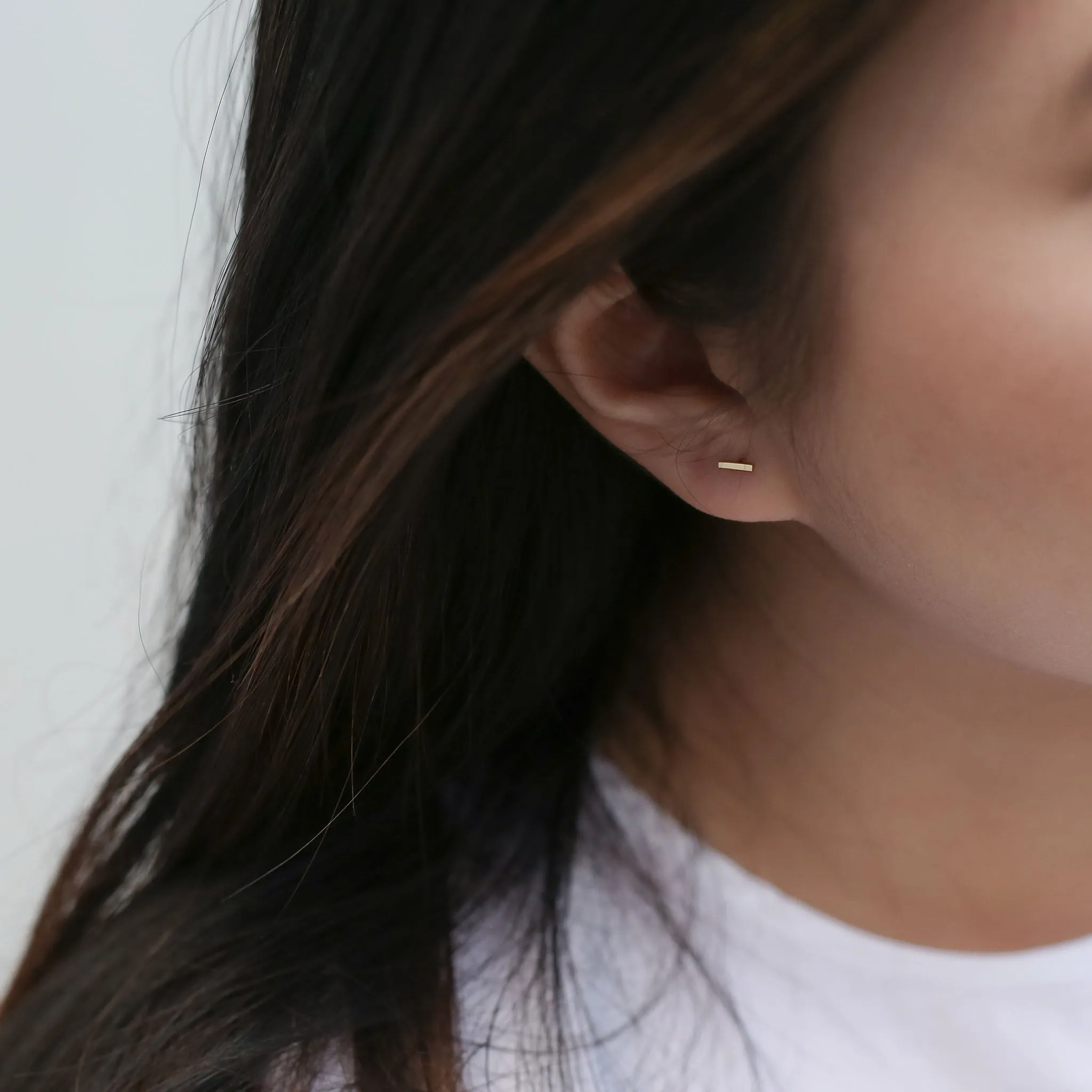 Sample Item: Little Bar Studs sold by Maison Miru product image thumbnail 3