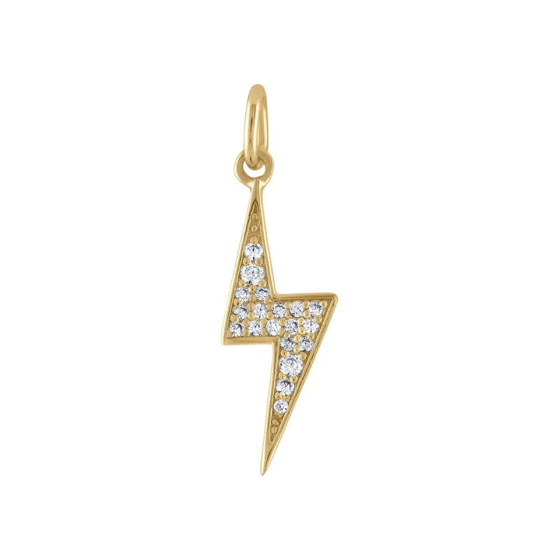 Pave Lightning Charm sold by Maison Miru