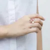 Evil Eye Pearl Ring in Pink sold by Maison Miru