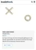 Sample Item: Pave X and O Studs in Sterling Silver sold by Maison Miru