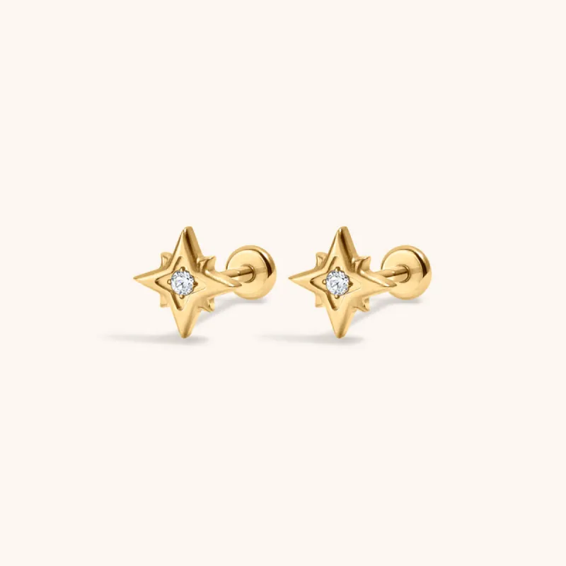 North Star Nap Earrings sold by Maison Miru