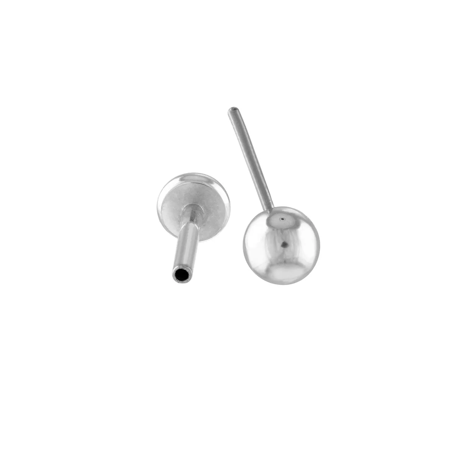 Sample Item: Little Sphere Push Pin Flat Back Earring sold by Maison Miru product image thumbnail 5