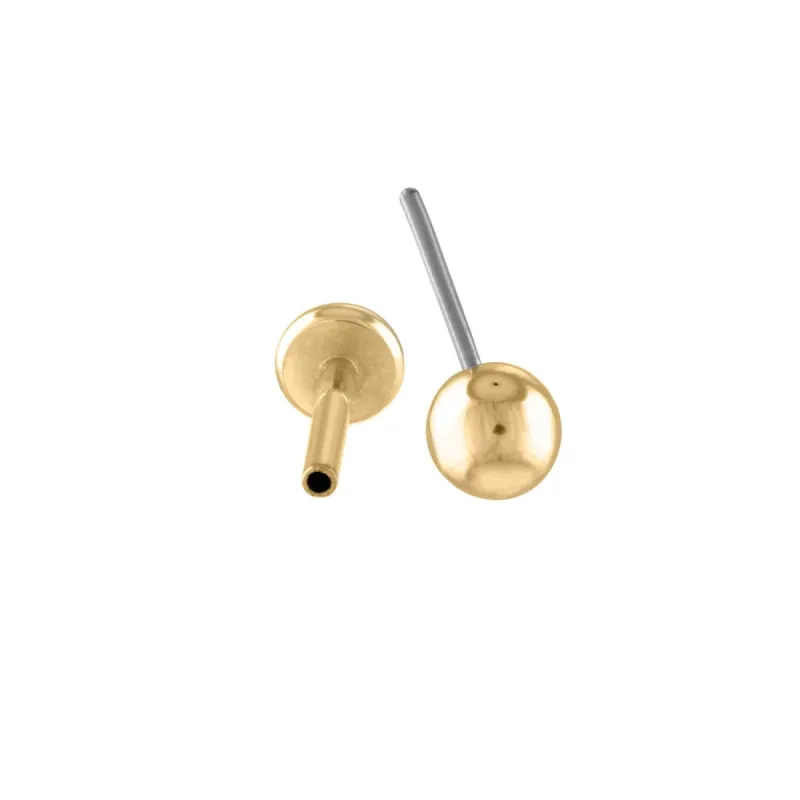 Sample Item: Little Sphere Push Pin Flat Back Earring sold by Maison Miru