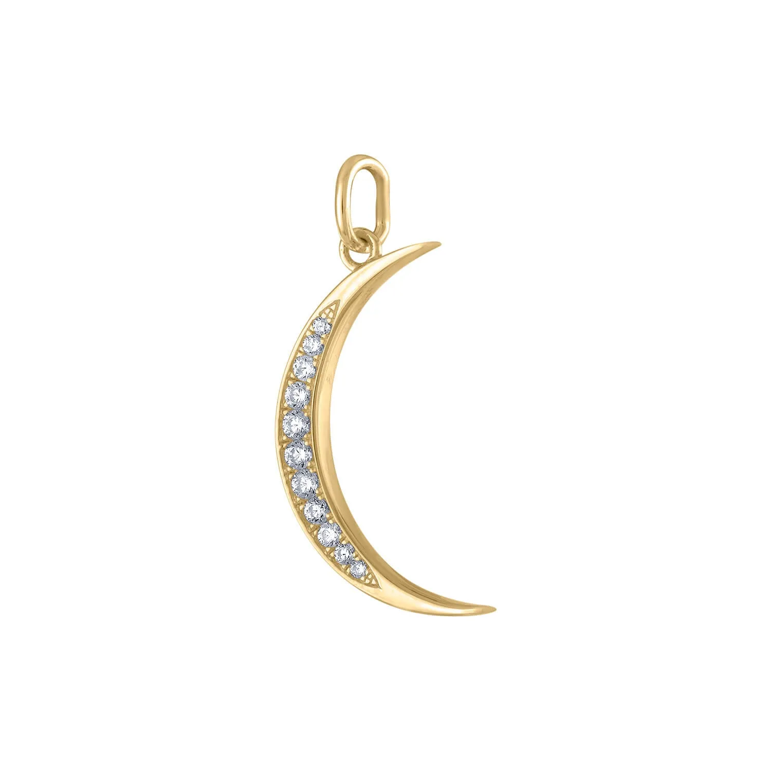 Pave Moon Charm sold by Maison Miru product image thumbnail 3