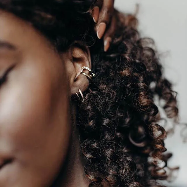 Comet Twirl Earrings in Gold Vermeil sold by Maison Miru product image thumbnail 2