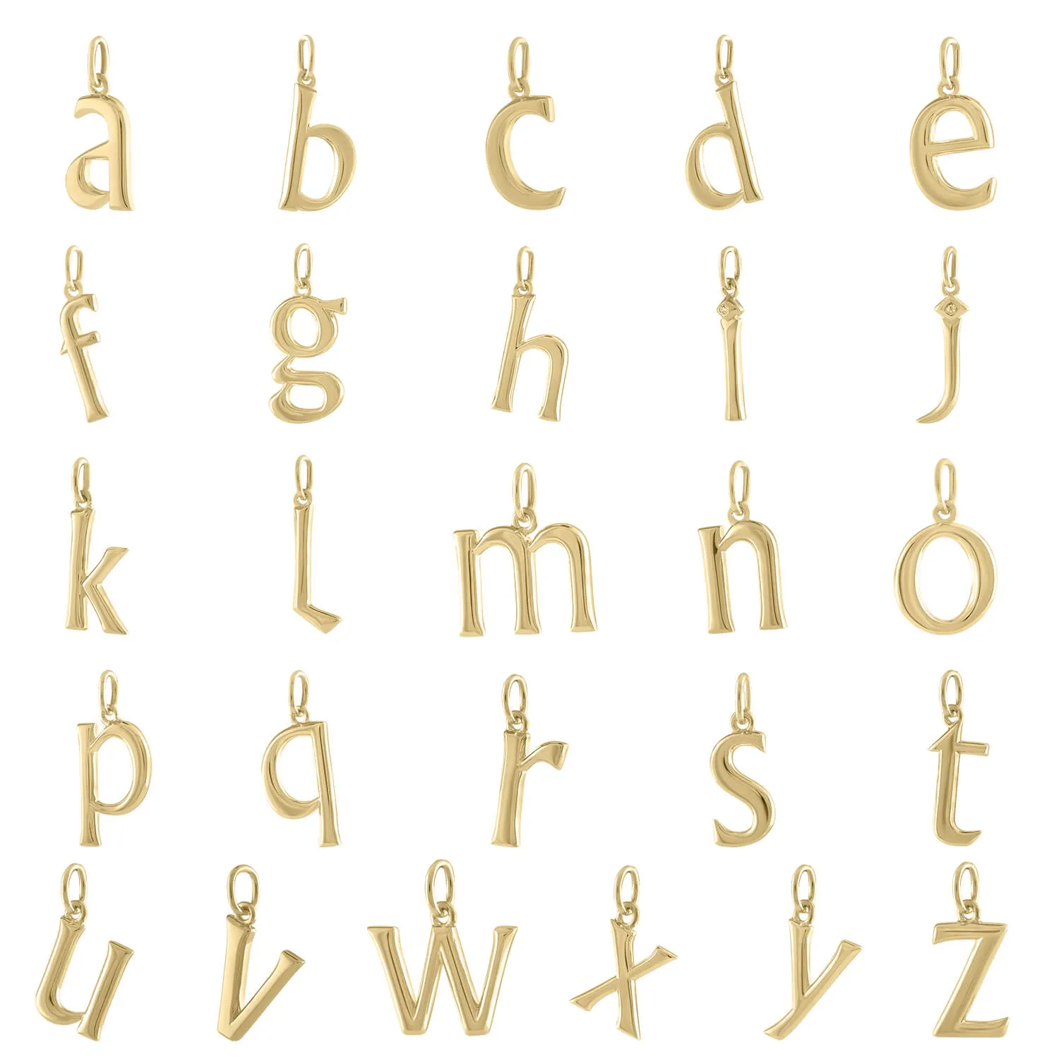 Initial Charm Necklace sold by Maison Miru product image thumbnail 2