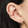 Little Sphere Threaded Flat Back Earring sold by Maison Miru