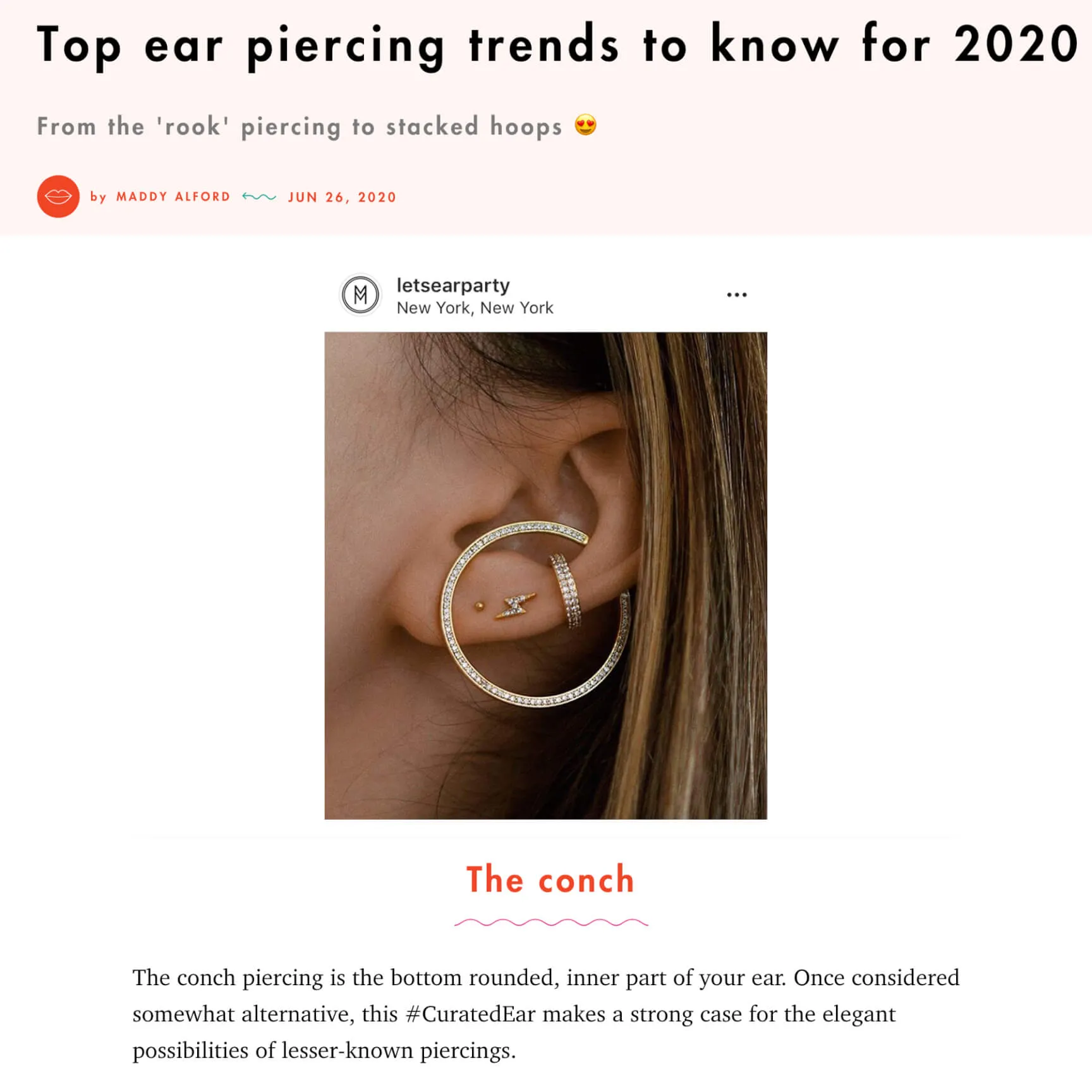 Double Eternity Arc Ear Cuff sold by Maison Miru product image thumbnail 5