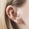 Sample Item: Large Shooting Star Open Hoop Earrings - 16G sold by Maison Miru