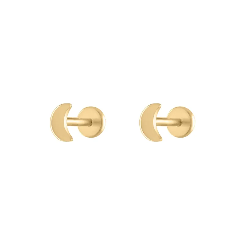 Sample Item: Classic Moon Nap Earrings sold by Maison Miru