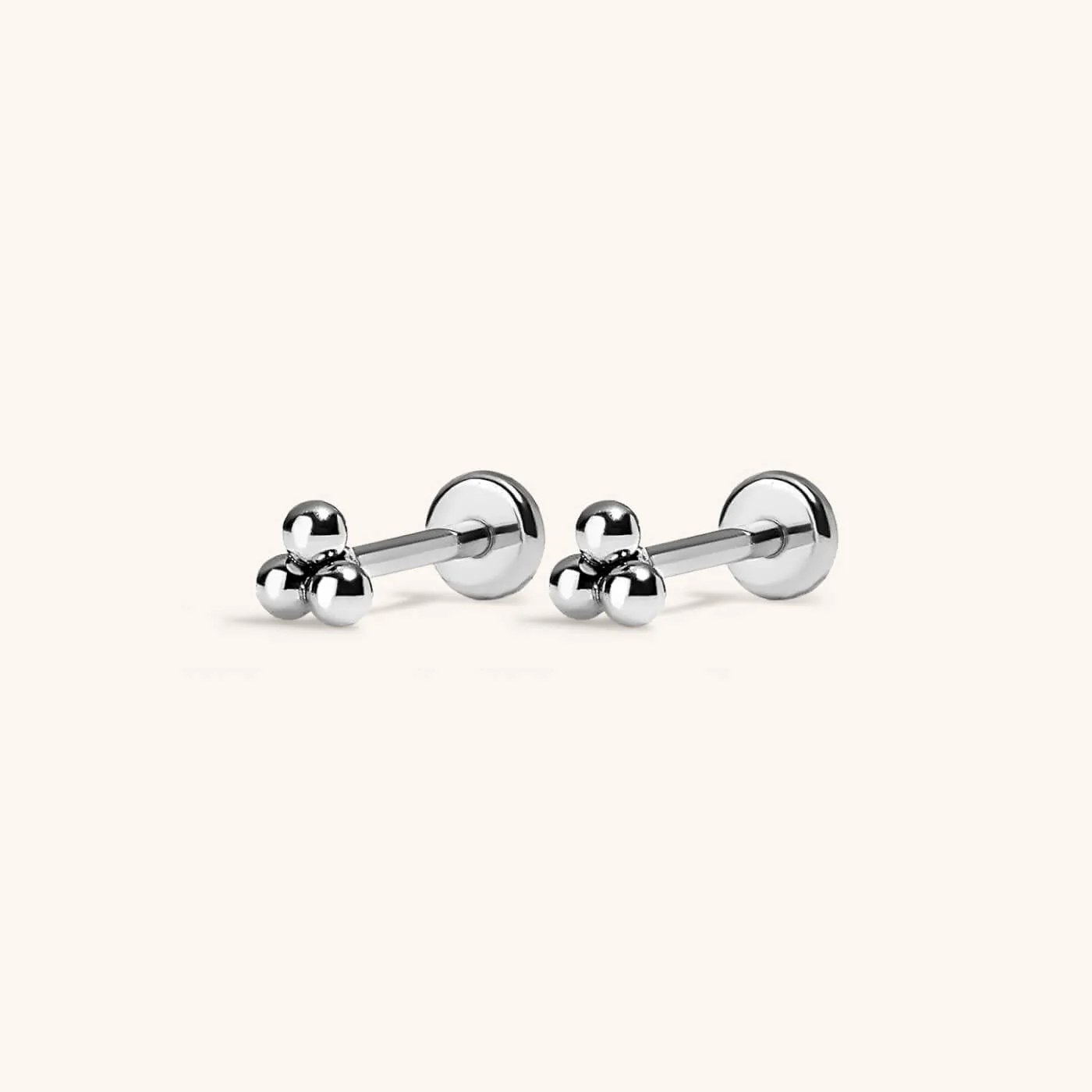 Tiny Trinity Nap Earrings sold by Maison Miru product image thumbnail 5