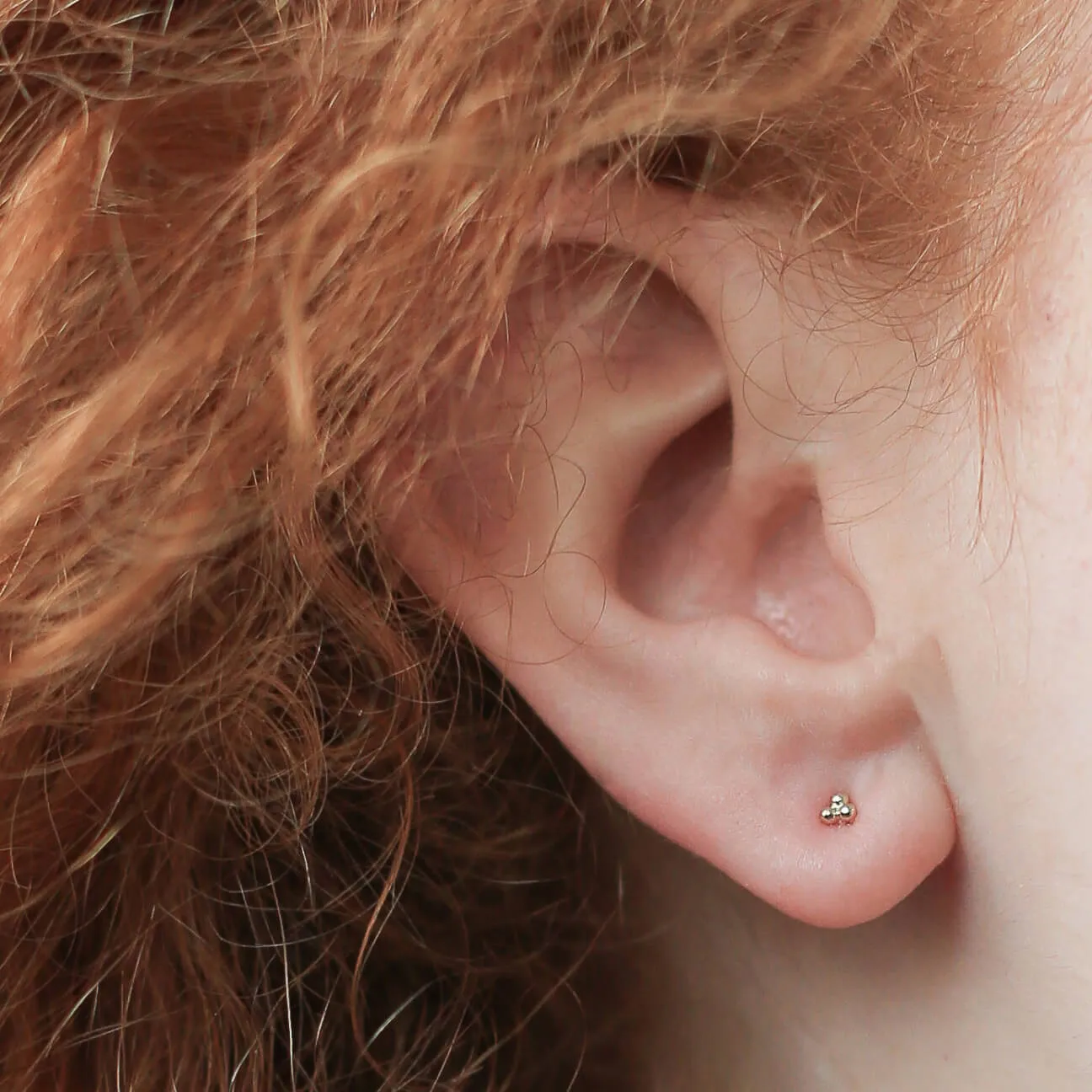 Tiny Trinity Nap Earrings sold by Maison Miru product image thumbnail 4