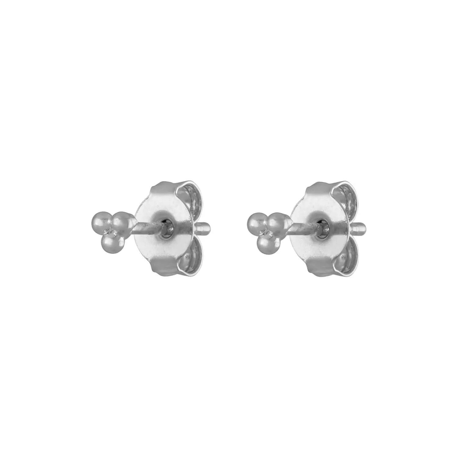 Sample Item: Tiny Trinity Studs in Sterling Silver sold by Maison Miru