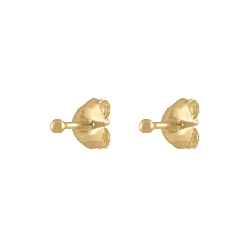 Tiny Secret Studs in 14k Gold sold by Maison Miru