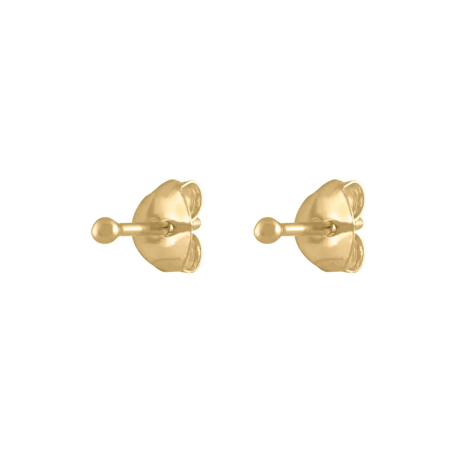 Tiny Secret Studs in 14k Gold sold by Maison Miru