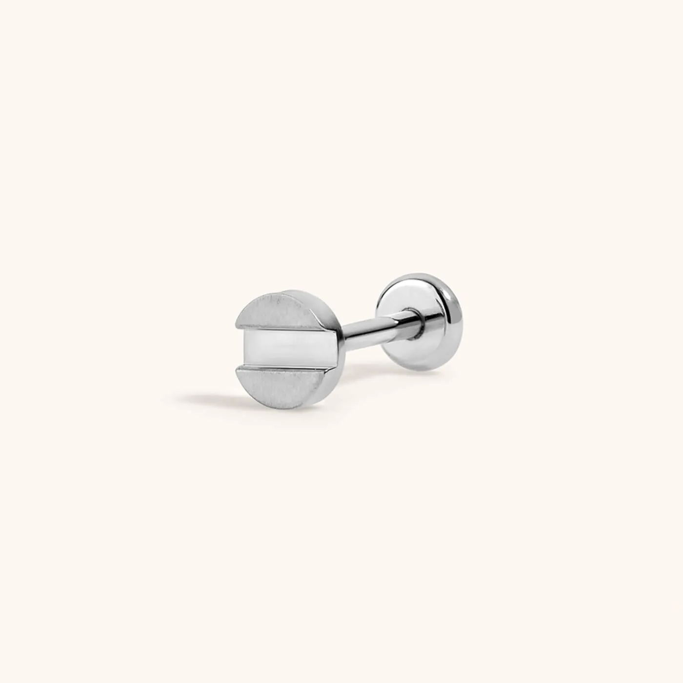 Bolt Push Pin Flat Back Earring sold by Maison Miru product image thumbnail 4