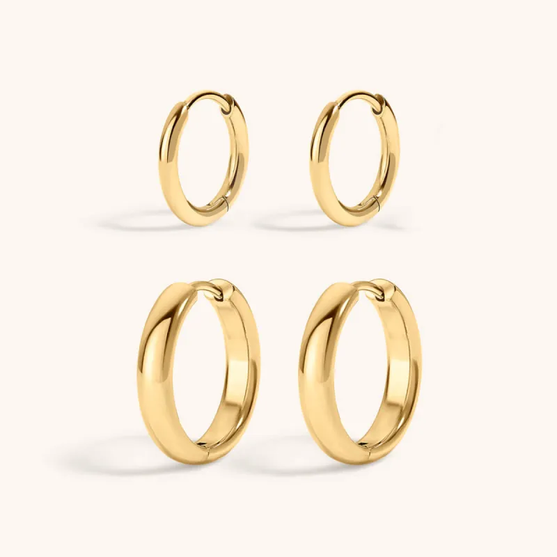 Bold Hoop Duo sold by Maison Miru
