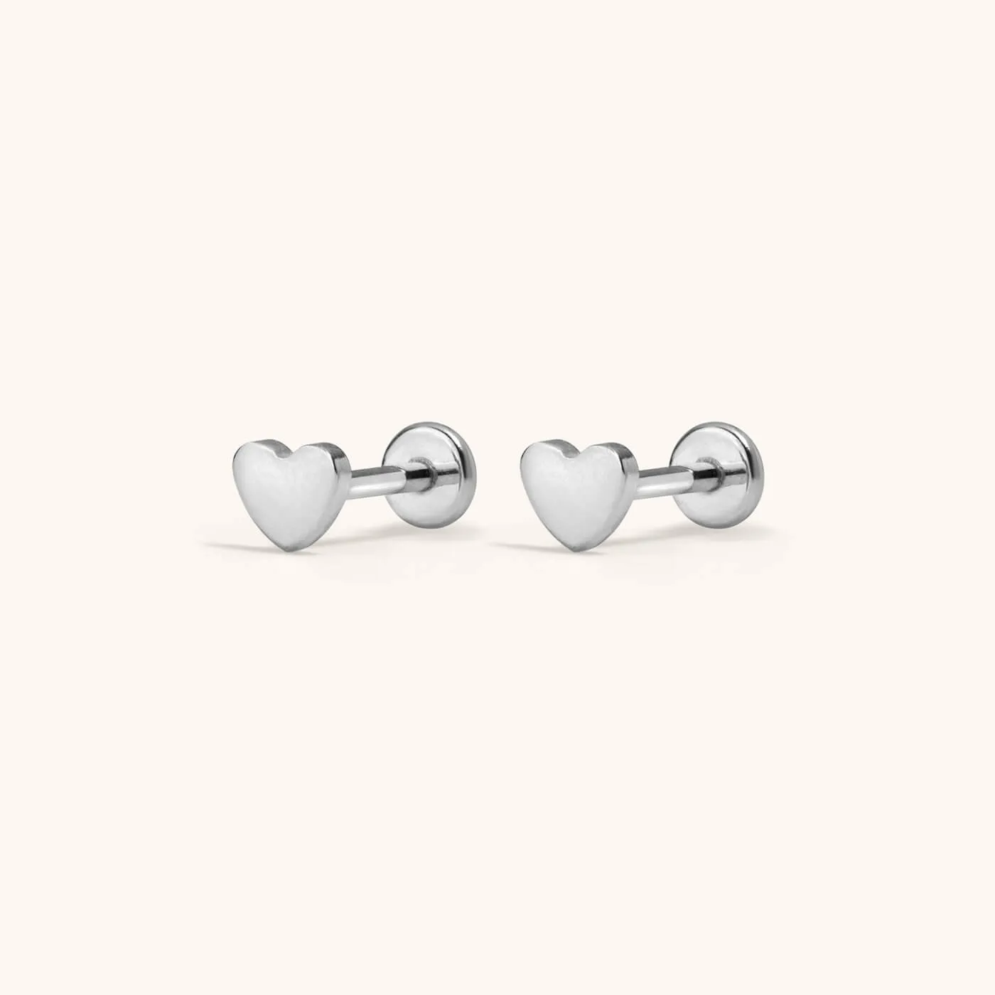 Classic Heart Nap Earrings sold by Maison Miru product image thumbnail 4