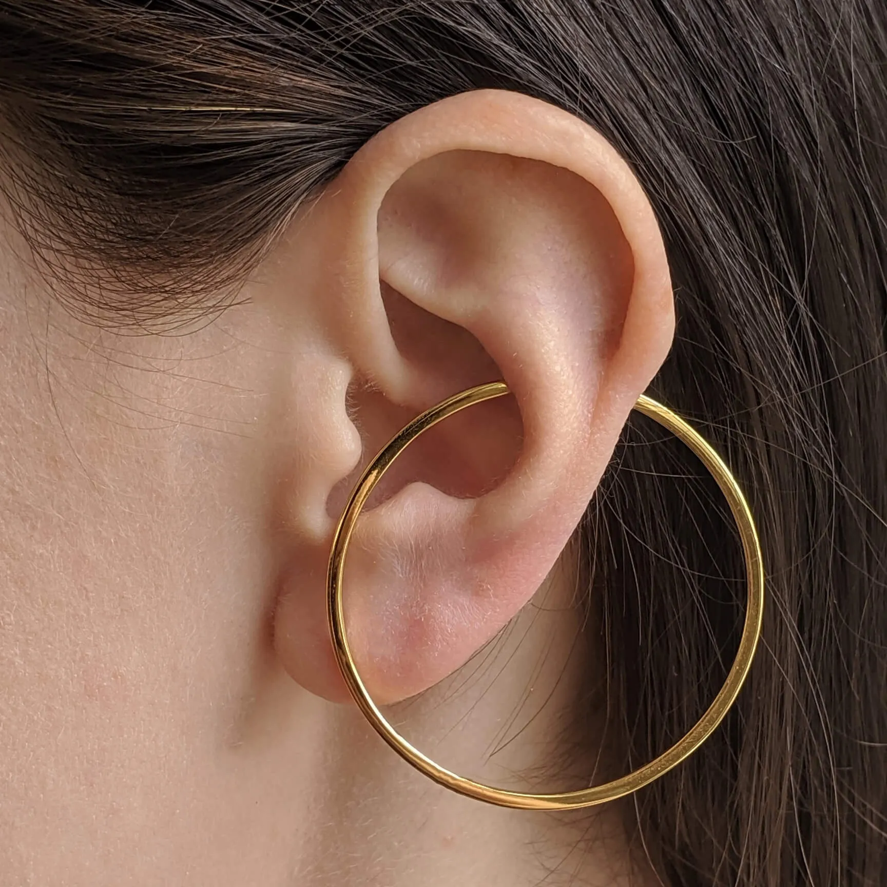 Large Illusion Hoops sold by Maison Miru product image thumbnail 3