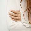 Floating Dewdrop Stacking Ring IV sold by Maison Miru