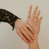 Floating Dewdrop Stacking Ring IV sold by Maison Miru