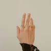 Floating Dewdrop Stacking Ring IV sold by Maison Miru