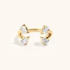 Floating Dewdrop Stacking Ring IV sold by Maison Miru