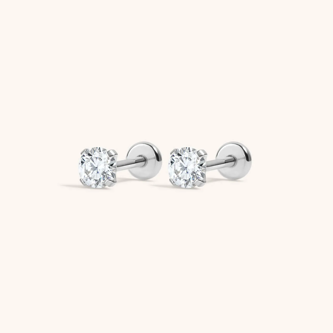 Moissanite Nap Earrings sold by Maison Miru product image thumbnail 4