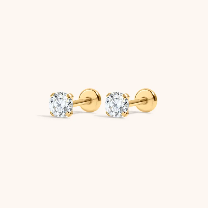 Moissanite Nap Earrings sold by Maison Miru