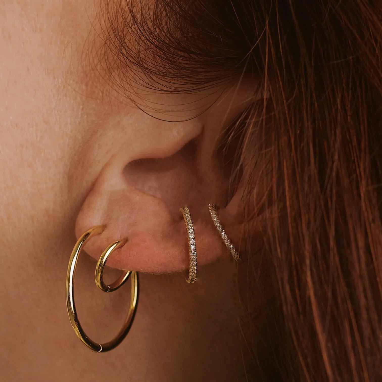 Classic 1" Hoops sold by Maison Miru product image thumbnail 4