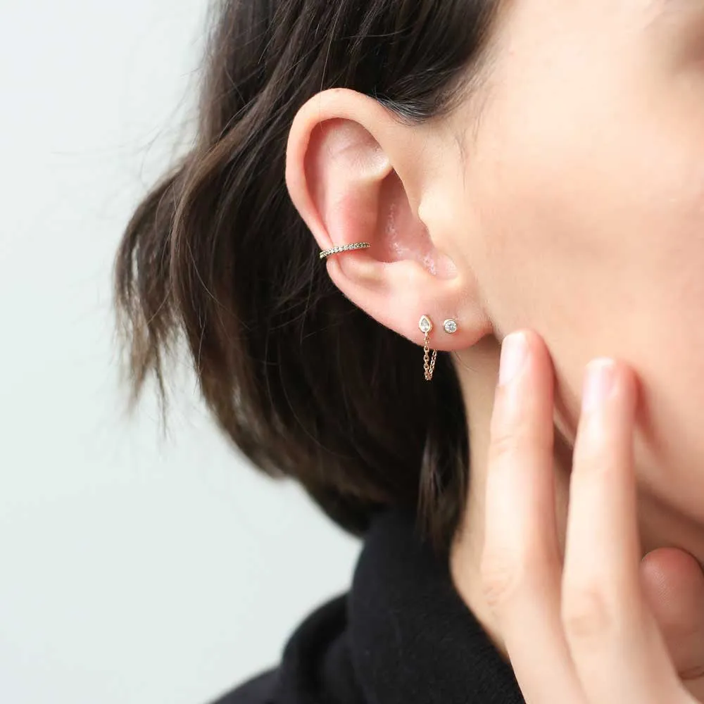 Colette Earrings in 14k Gold sold by Maison Miru product image thumbnail 2