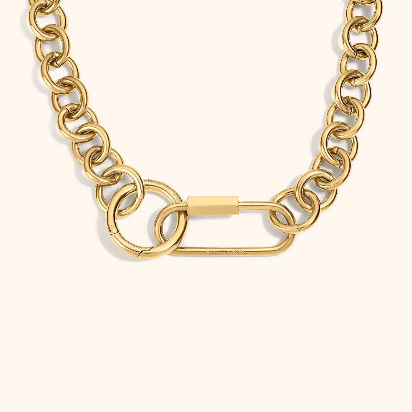 Bubble Lock Necklace sold by Maison Miru product image thumbnail 5