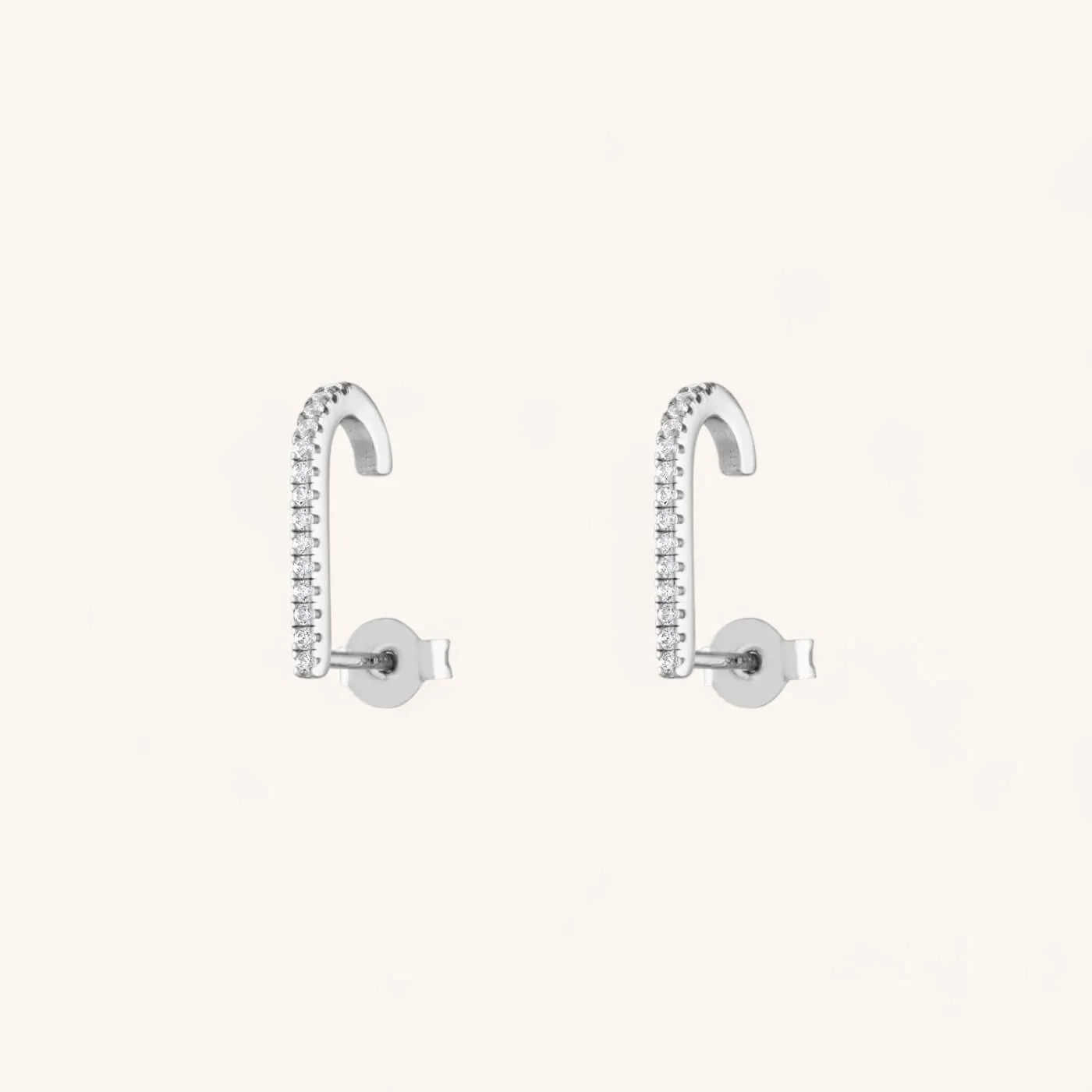 Celestial Hook Earrings in Sterling Silver sold by Maison Miru