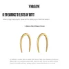 Whisper Open Hoop Earrings sold by Maison Miru