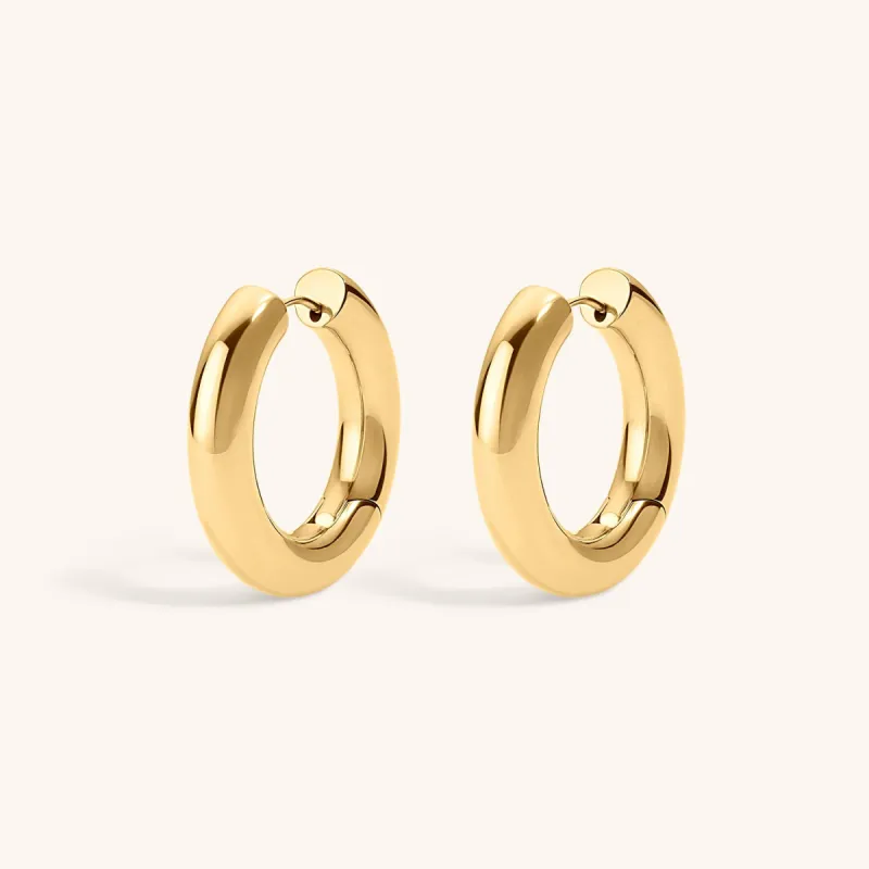 Every Body Hoops in Titanium sold by Maison Miru