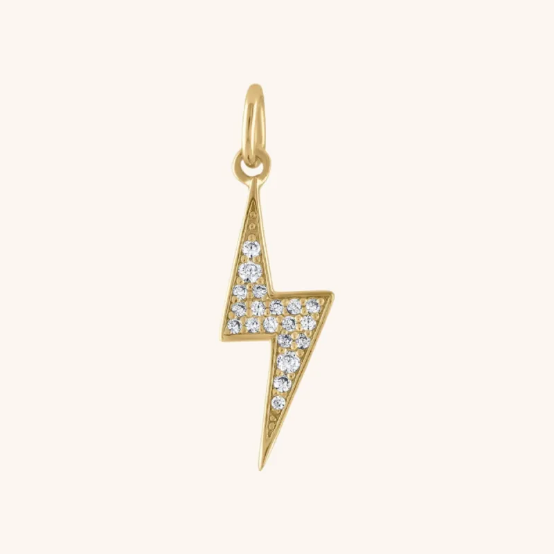 Sample Item: Pave Lightning Charm sold by Maison Miru