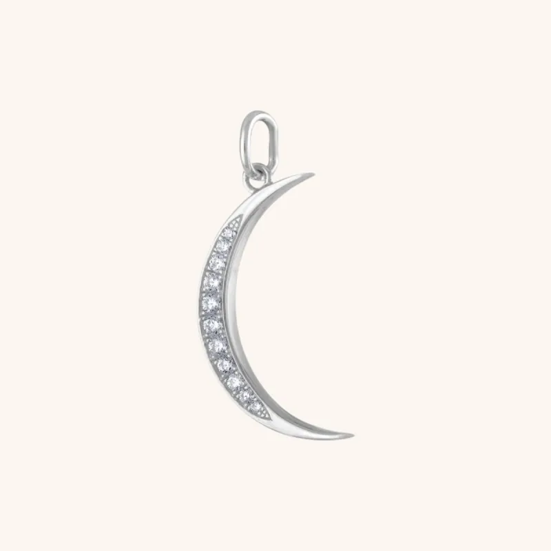 Sample Item: Pave Moon Charm sold by Maison Miru
