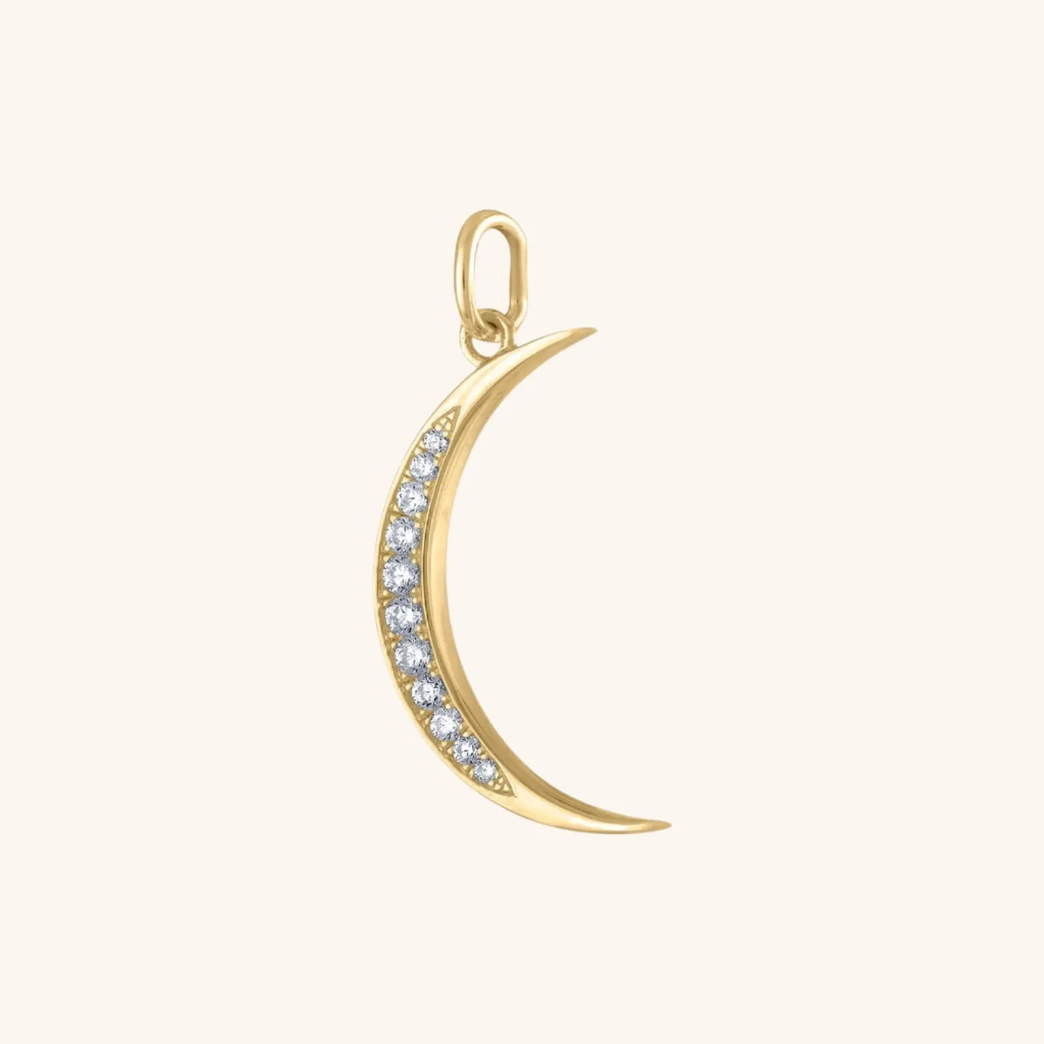 Sample Item: Pave Moon Charm sold by Maison Miru product image thumbnail 5