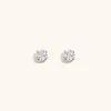 Sample Item: Celestial Crystal Studs in Titanium sold by Maison Miru