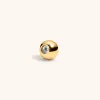 Sample Item: Celestial Crystal Studs in Titanium sold by Maison Miru