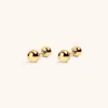Sample Item: Little Sphere Studs in Titanium sold by Maison Miru
