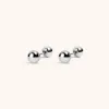 Sample Item: Little Sphere Studs in Titanium sold by Maison Miru