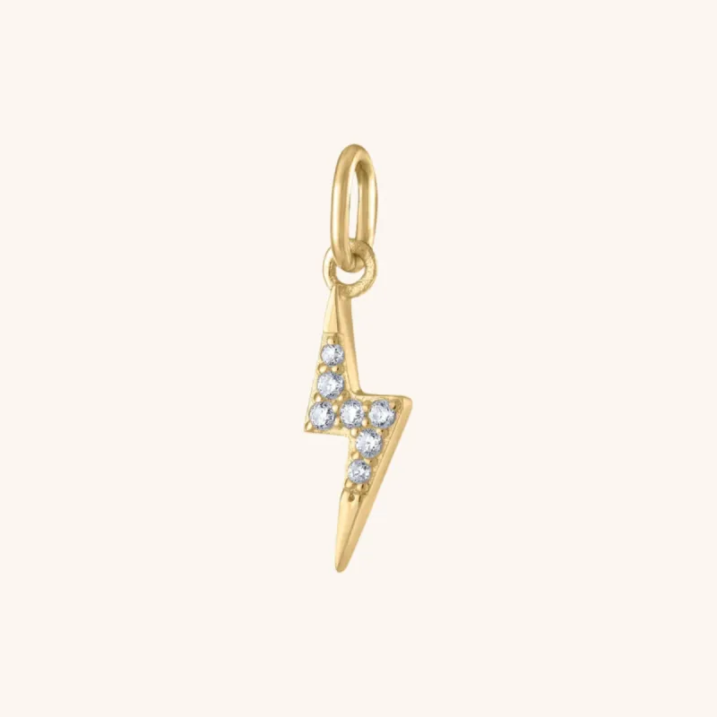 Sample Item: Mini Pave Lightning Charm sold by Maison Miru