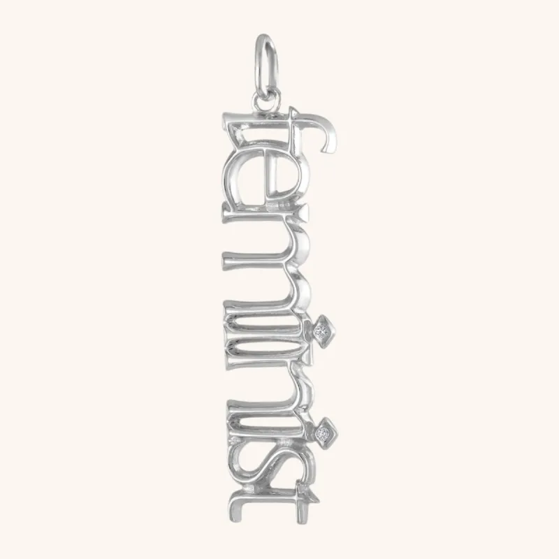 Sample Item: Feminist Charm sold by Maison Miru