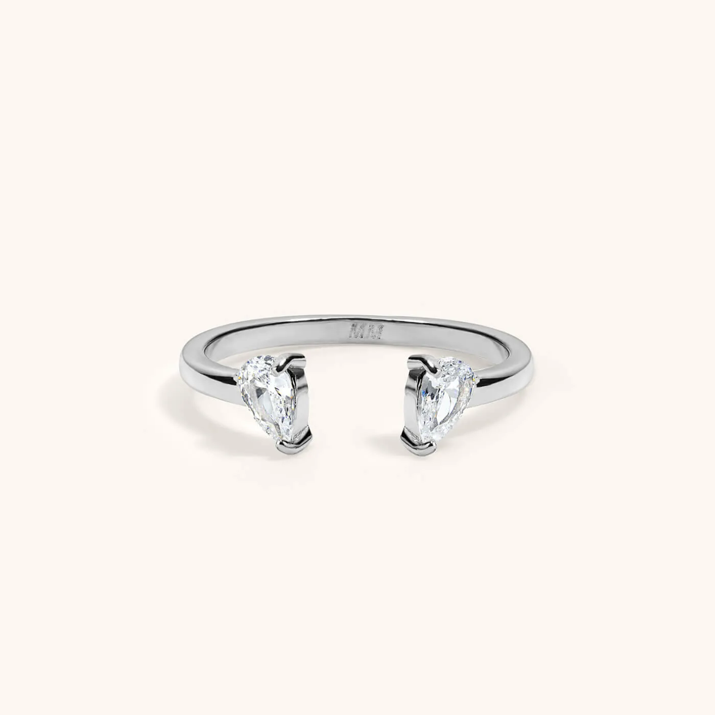Sample Item: Floating Dewdrop Stacking Ring II sold by Maison Miru product image thumbnail 3