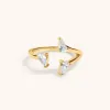 Sample Item: Floating Dewdrop Stacking Ring III sold by Maison Miru