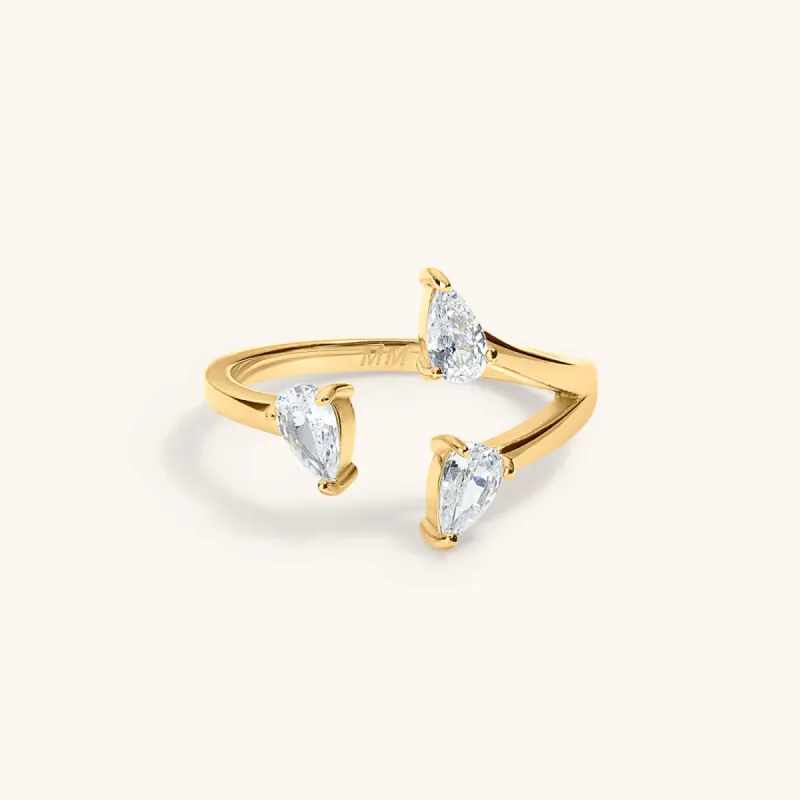 Sample Item: Floating Dewdrop Stacking Ring III sold by Maison Miru