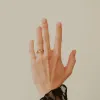 Sample Item: Floating Dewdrop Stacking Ring III sold by Maison Miru